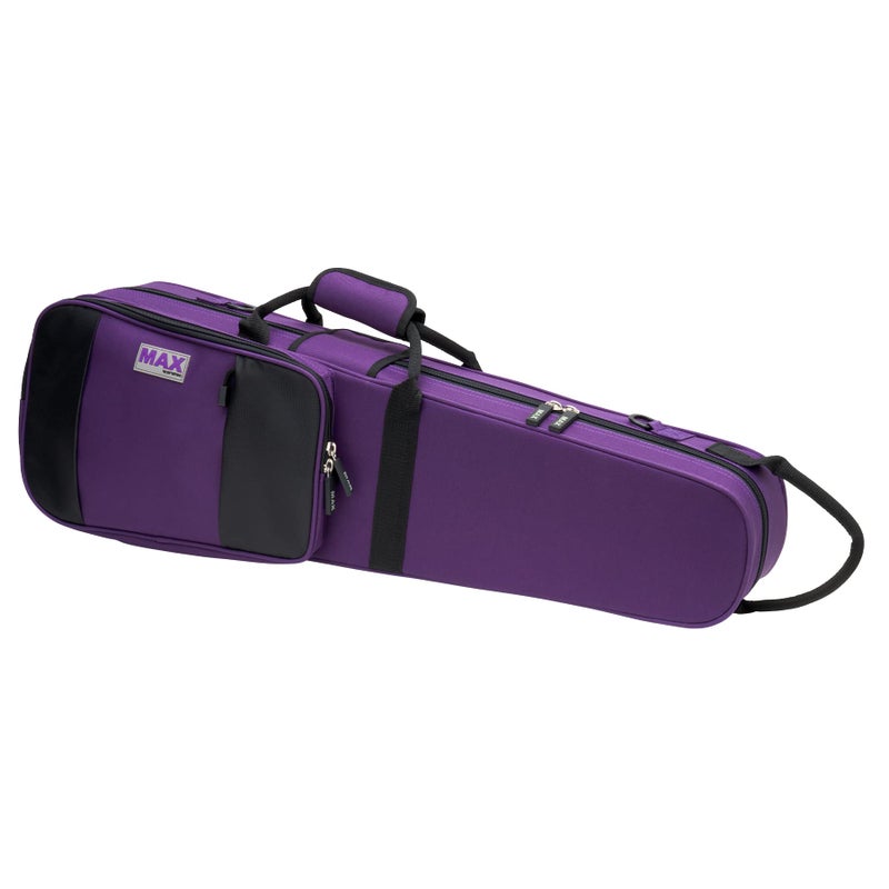 Protec 4/4 Violin Shaped MAX Case, Model MX044PR Purple - Image 1